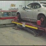 Front wheel and four wheel alignment with Hunter Computer  Control Aligning System